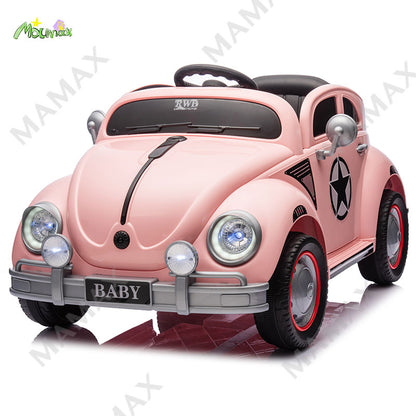 Super Cute Kids Beetles Electric Ride-On Car with Remote Control