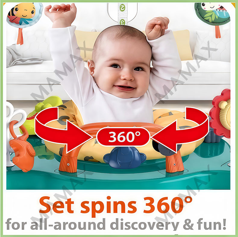 Premium Baby Gym Adjustable Activity Jumper With Multi-Functional Musical Toy