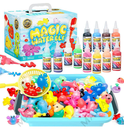 Magic Water Elf 30PCS DIY Set★Cute Sea Animal Magic Gel Toys