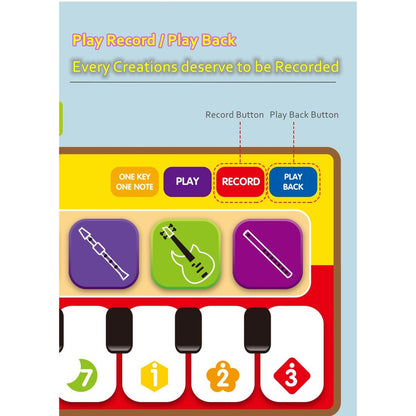 Baby/Kid Piano Musical Mat/Carpet