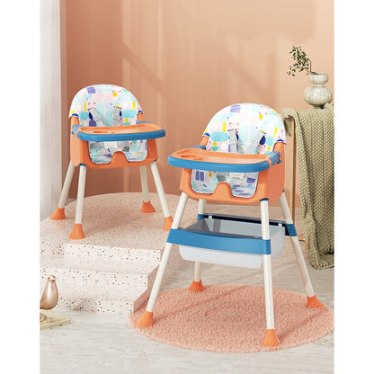 Multi-functional Adjustable Baby High Chair with Storage Box