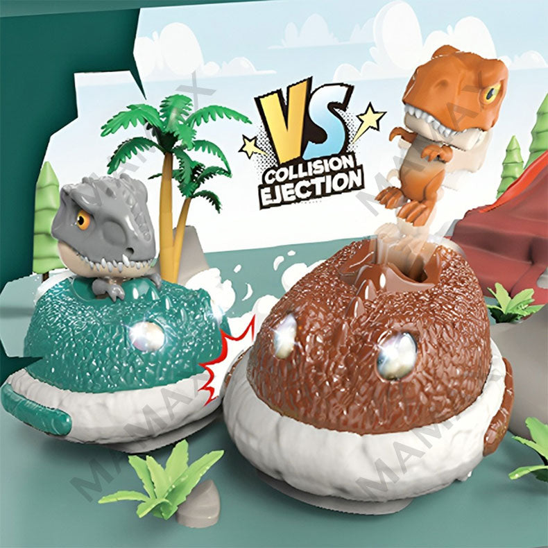 Mini Dinosaur Remote Control Bumper Car Battle Set Dual Pack With Lights & Sound Effects★