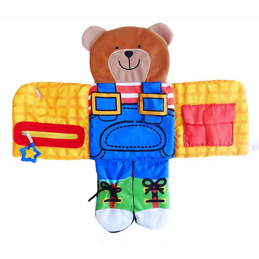 Dress-up Bear Baby Cloth Book