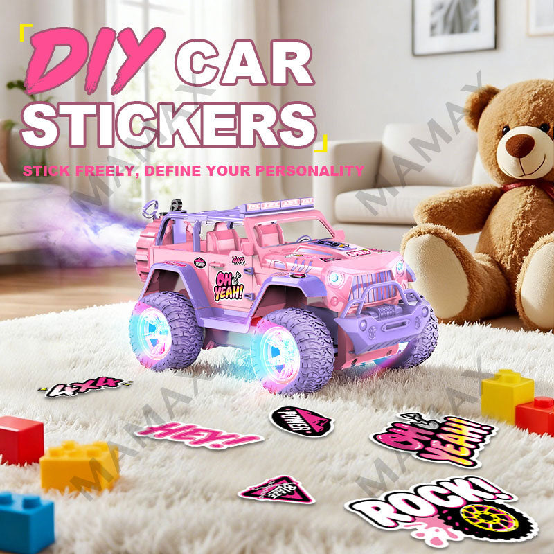 1:16 RC Off-Road Jeep Car Toy★Dual Remote Control✅LED Lights&Sound✅Fog Spray✅