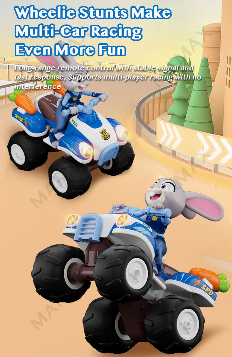 🔥NEW🔥【SG Ready Stock】Zootopia Rechargeable RC Stunt Buggy 2.4GHz