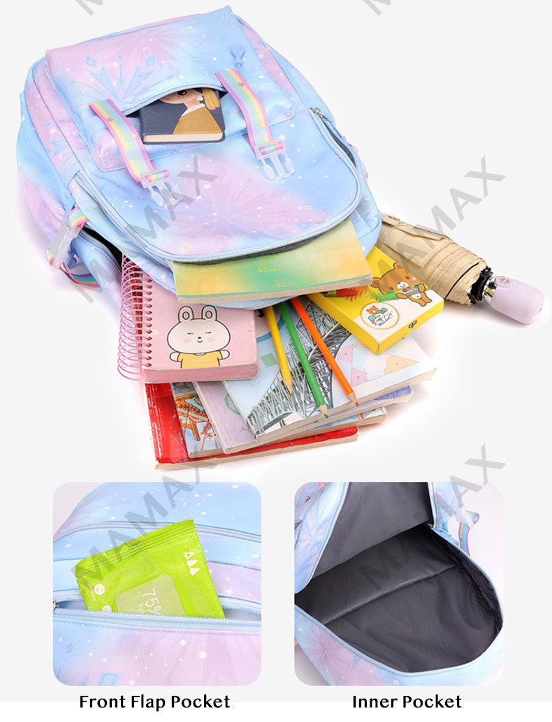 K-Pop Demon Hunters Kids Student School Backpack★Large Capacity✅Lightweight✅