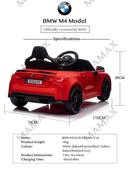 Official licesened BMW M4 Kids Electric Ride On Car