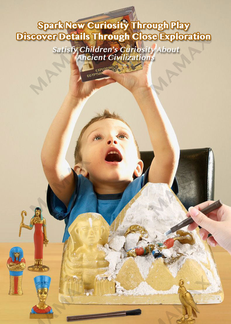 Egypt Pyramid Archaeology Dig Kit for Kids★STEM Educational Toy✅