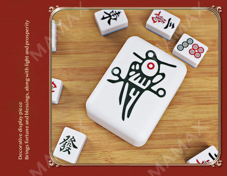 Mahjong Tile LED Night Light Rechargeable★Warm White Yellow Light✅2 Lighting Modes✅