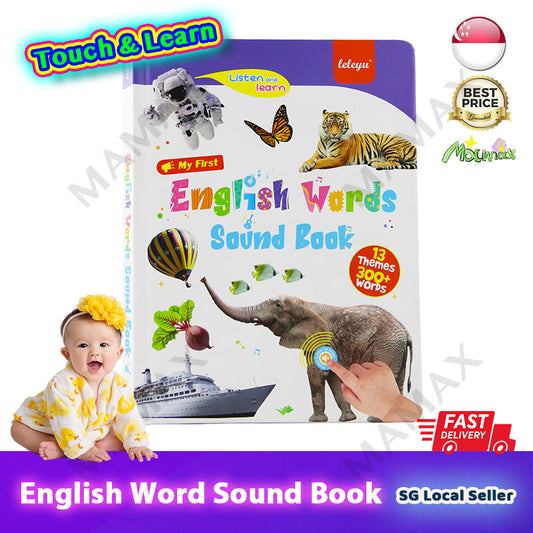 Toddler Audio English Words Sound Book★Touch & Learn