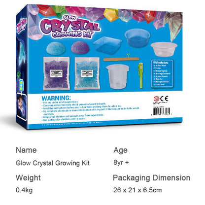 Glow Crystal Growing Kit Set