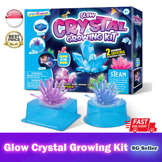 Glow Crystal Growing Kit Set