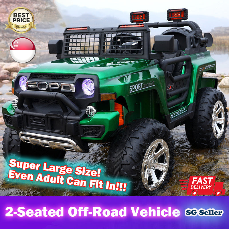 2-Seated 4-Wheel Drive Off-Road Kids Electric Vehicle with Remote Control