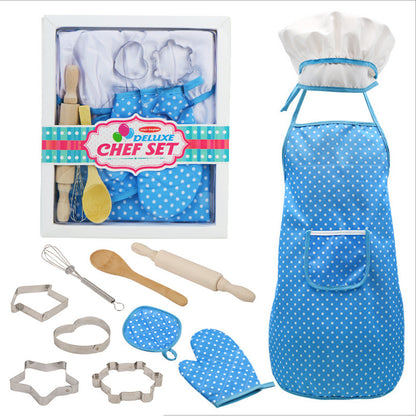 Kids Pretend Play Deluxe Toy Chef Set