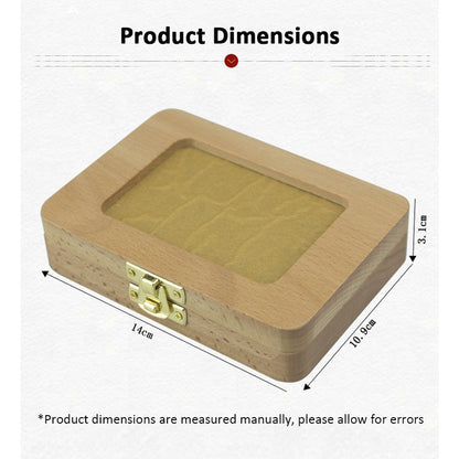 木制相框婴儿牙齿储存盒