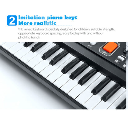 Kids Electronic Music Keyboard Piano with Microphone