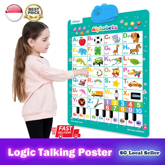 Kids Electronic Logic Talking Poster