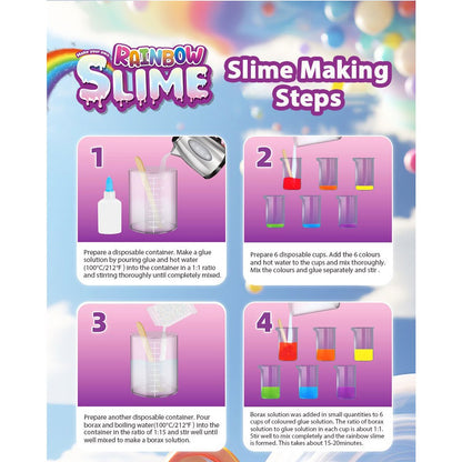 Make Your Own Rainbow Slime Kit